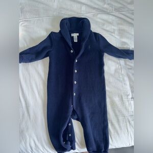 Ralph Lauren Dark Blue Kids Footie